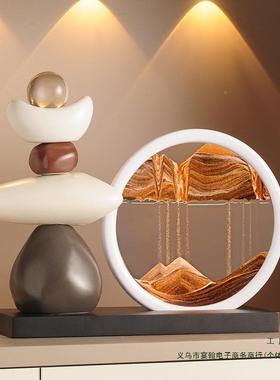 流画摆件客柜玄厅电视酒F9865T95柜关轻奢办公室轻奢装饰品其沙他