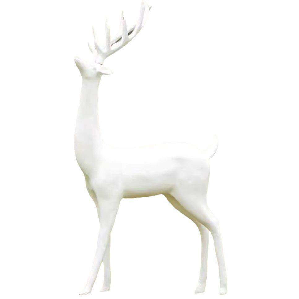 户外璃钢雕塑仿真白玻鹿摆件园景观梅花鹿动物婚礼林陈公鹿美装饰,淘宝优惠券,粉丝福利购,淘宝优惠卷