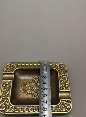 古玩铜收藏铜笔黄洗书黄房摆器件8565040仿古铜笔洗砚台家居摆设