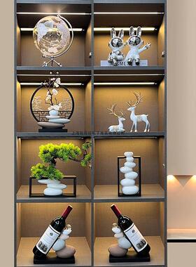 酒柜饰品摆装件83530393轻奢高档客厅2025款套装家居放电视玻璃柜