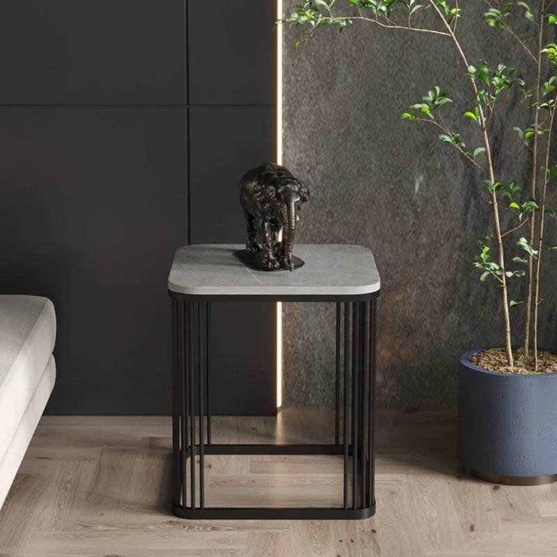 北欧轻奢岩板创意边几简约小茶几现代客厅沙发床头角几阳台方桌子,淘宝优惠券,粉丝福利购,淘宝优惠卷