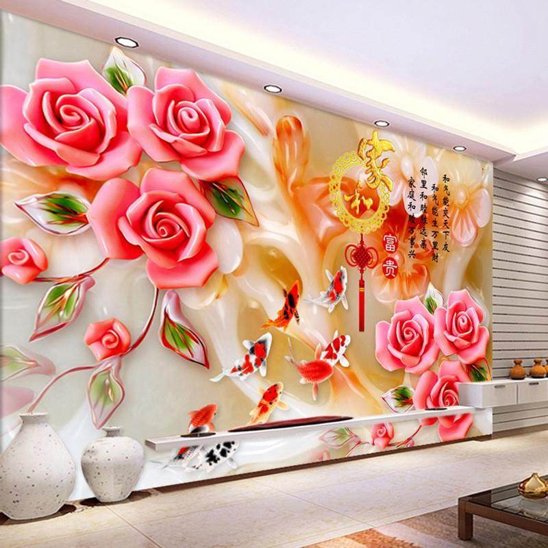 款5D钻石R4849画满钻客厅家丹和富贵九鱼点贴玉钻十字绣雕杜玫新,淘宝优惠券,粉丝福利购,淘宝优惠卷