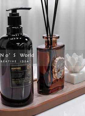 KINO奇诺卫生间摆件高档轻奢样板间厕所装饰品浴室洗手台香薰托盘