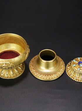 慧宝铜宝瓶家用摆件八吉祥宝瓶摆件吉祥八宝瓶