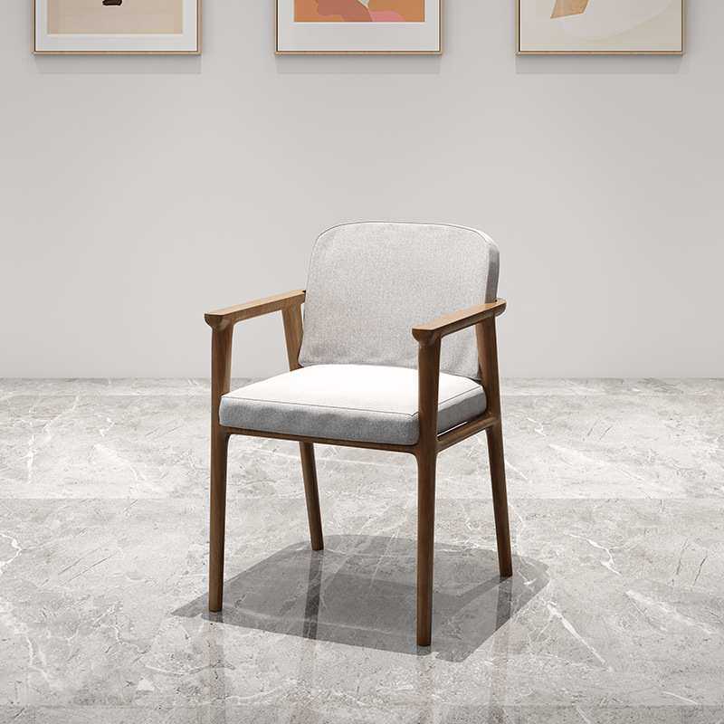 北欧家用实木椅子简约靠背椅卧室书房书椅电脑椅办公学习椅带扶手,淘宝优惠券,粉丝福利购,淘宝优惠卷