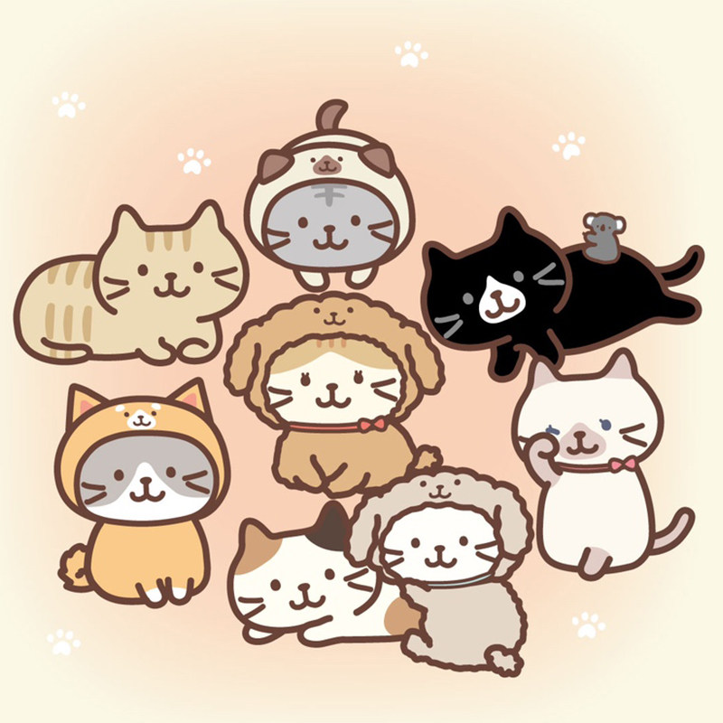 日本HAPiNS三花猫咪玩偶布娃娃抱枕公仔沙发床上女孩毛绒玩具女生,淘宝优惠券,粉丝福利购,淘宝优惠卷