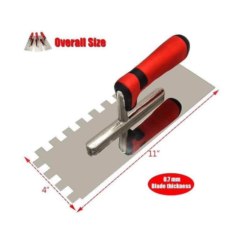 瓷砖工具不锈钢方形刻口抹子套装加橡胶砂浆浮子和瓷砖海绵,淘宝优惠券,粉丝福利购,淘宝优惠卷