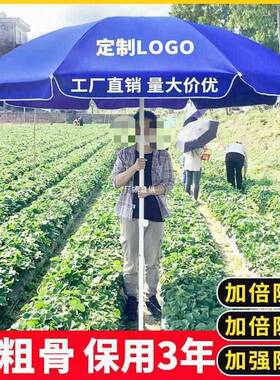 户外太圆阳伞大号遮阳伞摆用定制广告商防晒摊UYK伞订做印字形