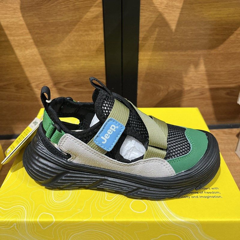 撤柜儿童单网凉鞋夏季男女童轻便软底防滑透气网魔术贴框子运动鞋,淘宝优惠券,粉丝福利购,淘宝优惠卷