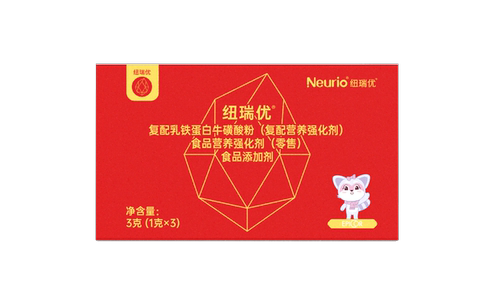 纽瑞优乳铁蛋白红冠版特含epicor牛磺酸免疫球蛋白官方正品1g*3条 - 图0