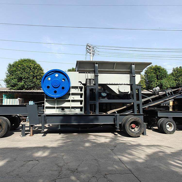 移动颚式破碎机油电两用鄂破建筑垃圾粉碎机石头花岗岩制砂机,淘宝优惠券,粉丝福利购,淘宝优惠卷