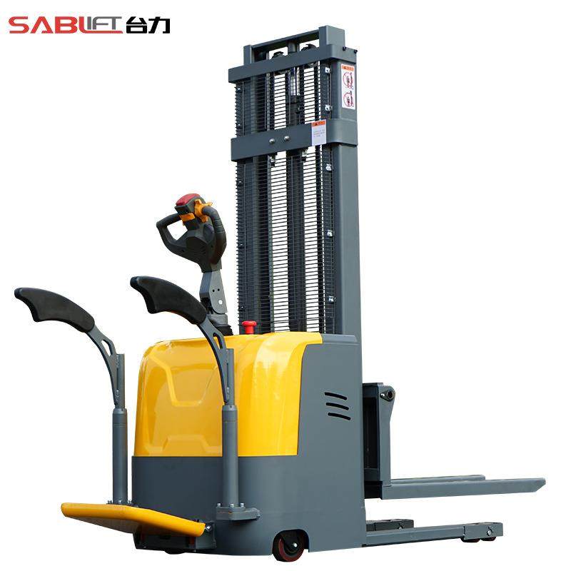 台力站驾式电动叉车托盘搬运堆垛车西林叉车全自动液压升降堆高车,淘宝优惠券,粉丝福利购,淘宝优惠卷