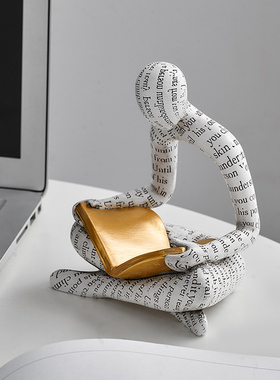 抽象艺术人e物摆件现代简约电视柜酒柜客厅家居软装饰品样板间摆