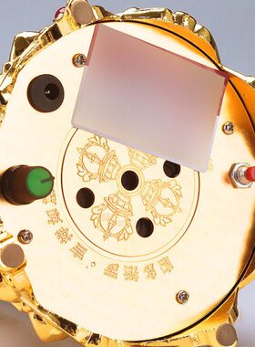 藏式插电转经简唐多括罗书房客厅办公室电动如意转轮金筒家居摆件