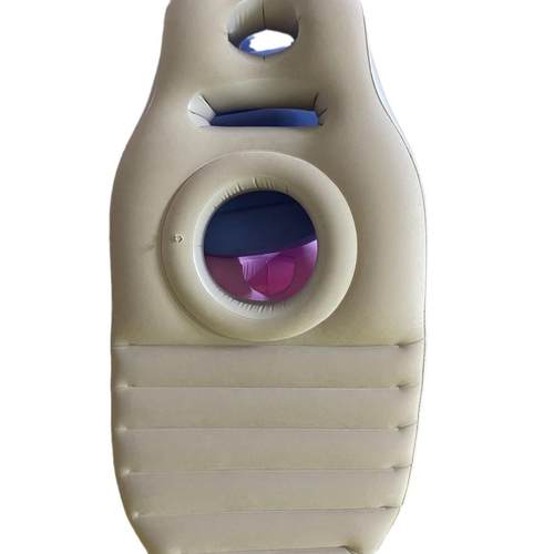 充气孕垫环保PVC妇孕床垫垫趴凹型植绒加厚室内户外通YH-1009用垫 - 图3