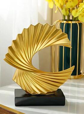 约酒柜现简约书房件装饰品代摆件现代简财GMQ源滚滚玄关摆办公室