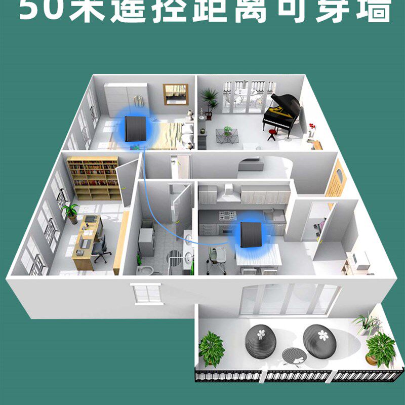 遥控开关智能免布线220V灯家用单开双控随意贴面板开关无线控制器,淘宝优惠券,粉丝福利购,淘宝优惠卷