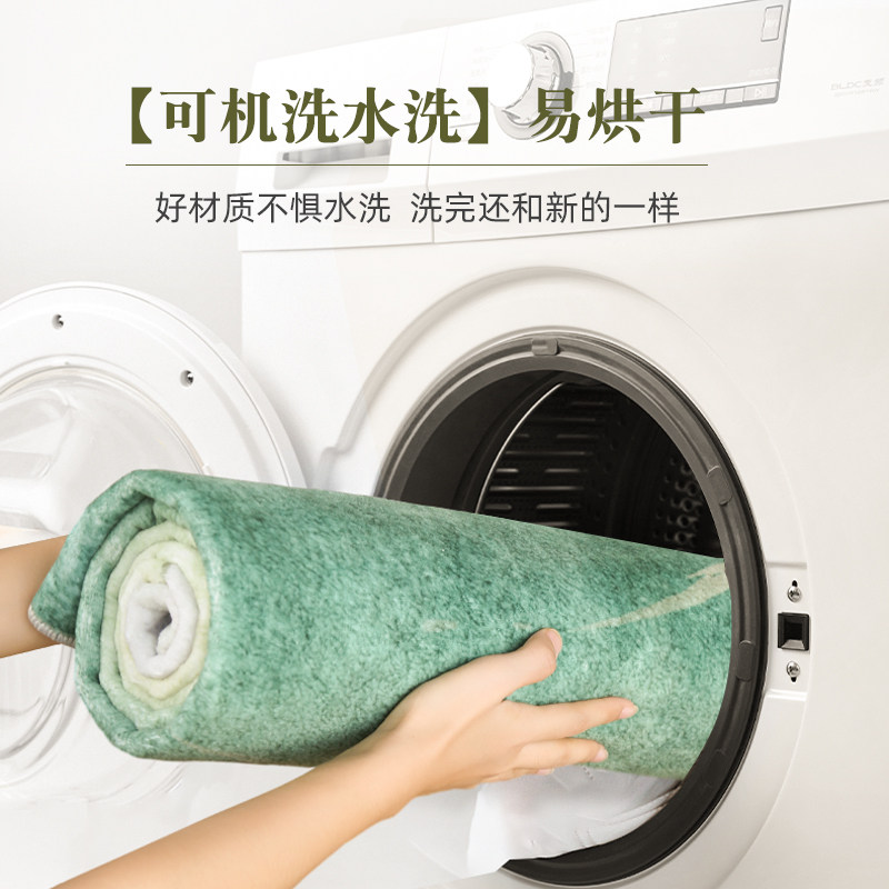 Carpet bedroom bedside blanket high-end color master bedroom can sleep and sit room under the bed floor mat household waterproof wipeable mat