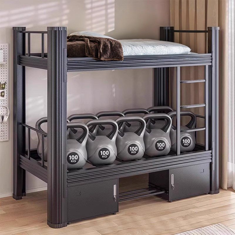 加厚双层床铁艺上下铺学生钢架高低床双人员工单人铁架上下床宿舍,淘宝优惠券,粉丝福利购,淘宝优惠卷