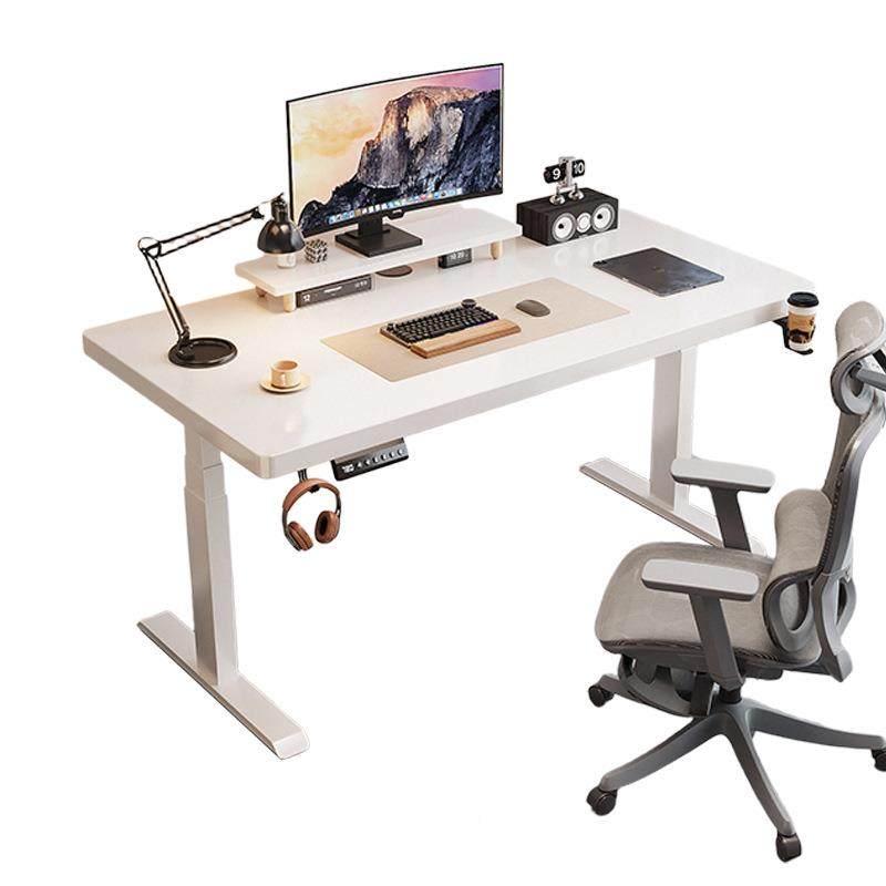 白291色实木电动升台电脑桌家用办公桌小书桌式学生降电竞桌子出,淘宝优惠券,粉丝福利购,淘宝优惠卷