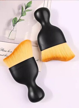 美甲清洁甲面粉尘刷多功能软毛刷