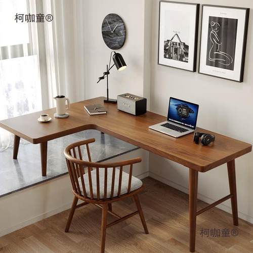 北美黑胡桃木桌板原木大板转角桌面板台面板置物柜搁板实木麦太保 - 图2