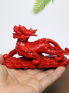 天然朱砂辰砂家居玄关摆设装饰品汽车内饰小摆件招财旺财貔貅皮休