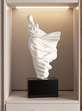 现代高级感艺术人物软装摆件家居客厅玄关酒柜电视柜装饰品乔迁