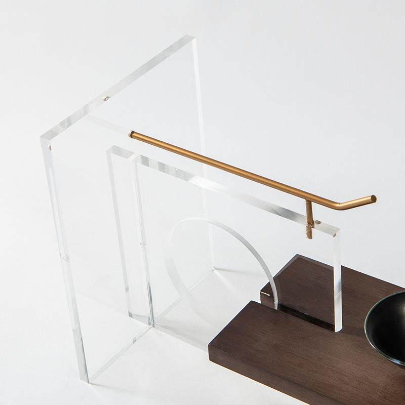 轻奢新中式亚克力架子摆件茶盘茶具底座置物架样板房家具软装饰品,淘宝优惠券,粉丝福利购,淘宝优惠卷