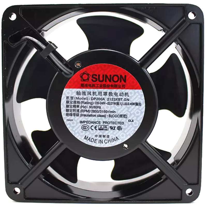 SUNON建准 DP200A 2123XBT.GN 端子式 220V 轴流风机用罩极电机 - 图3