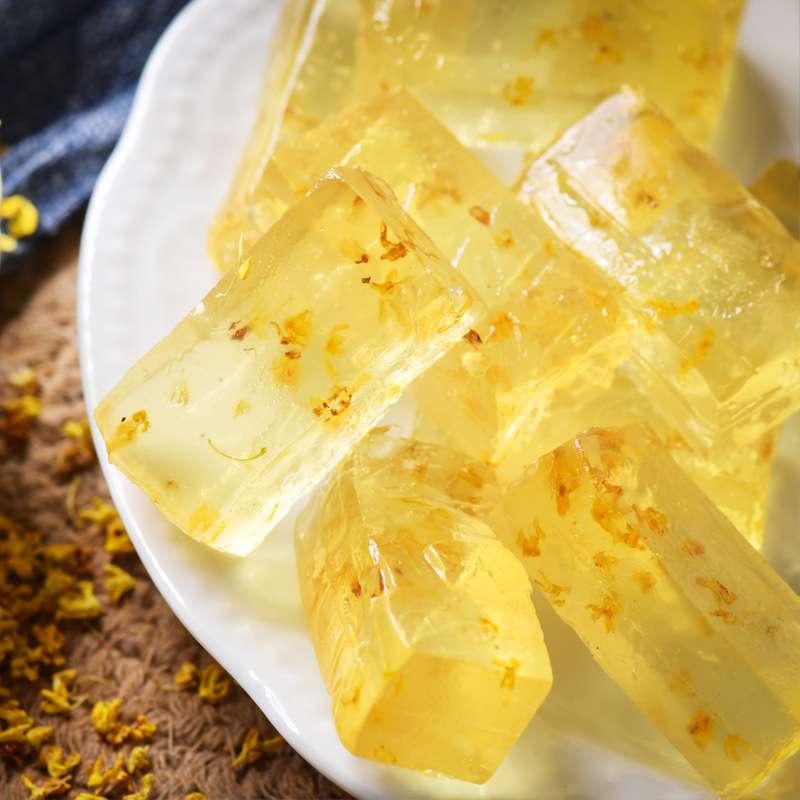 2斤桂林水晶桂花糕送老人各地特产桂花糖果摆盘糕点桂花冻糕 - 图2