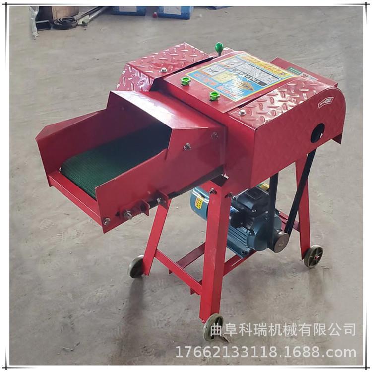 2吨卧式自动进料铡草机干湿两用铡草揉丝机鲜牧草杂草粉碎机科瑞 - 图1
