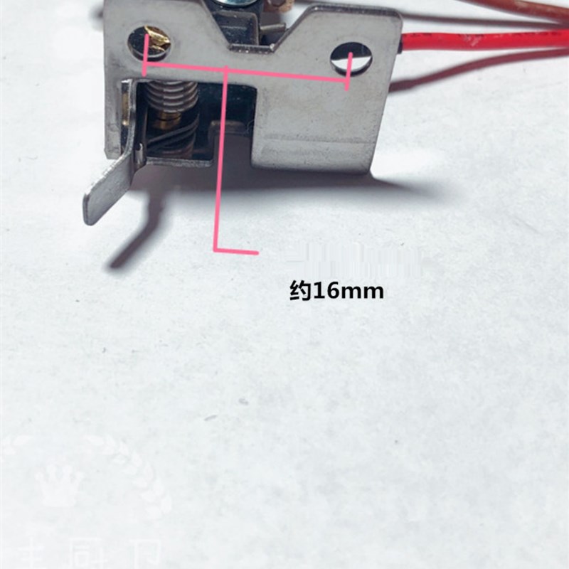 原装万吉乐水f气联动阀V阀热水器微动开关中段M6M3水启动2线插 - 图1