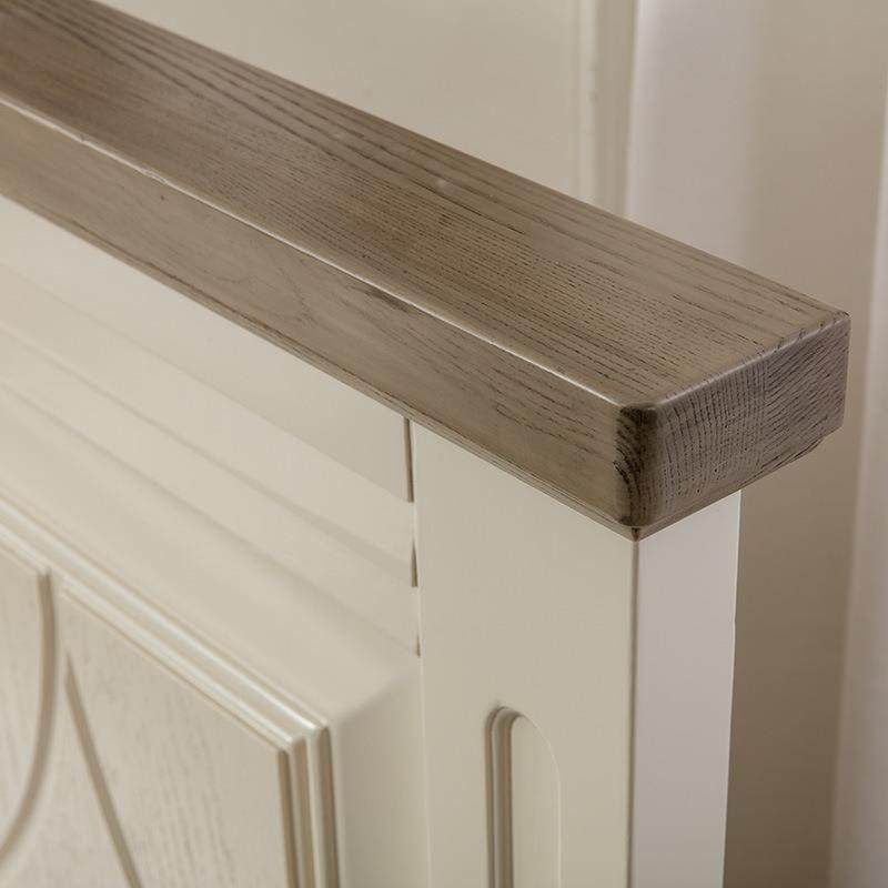 美式实木床现代简约白色法式全实木公主卧室双人床1m81.5复古轻奢,淘宝优惠券,粉丝福利购,淘宝优惠卷