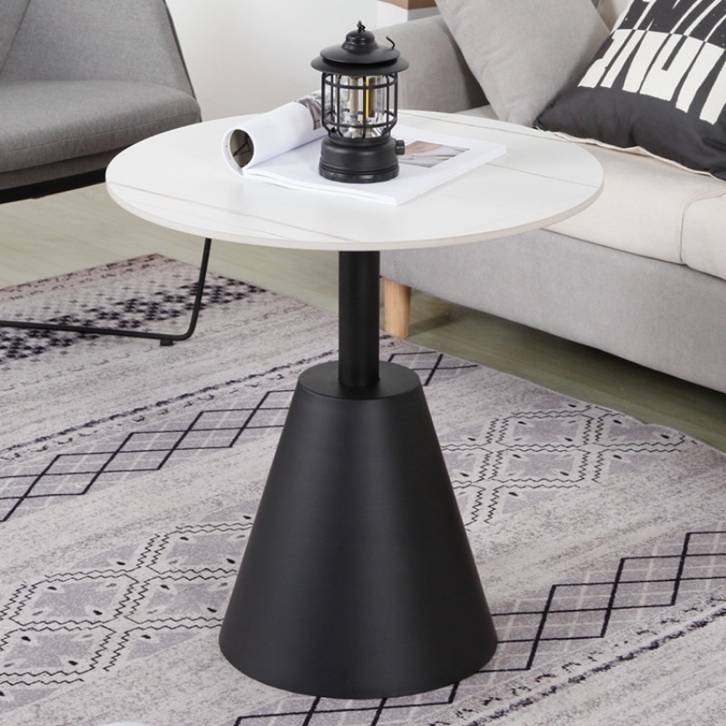 金属铁艺桌腿支架茶几边几腿大理石岩板圆形餐桌腿洽谈桌子腿底座 - 图0