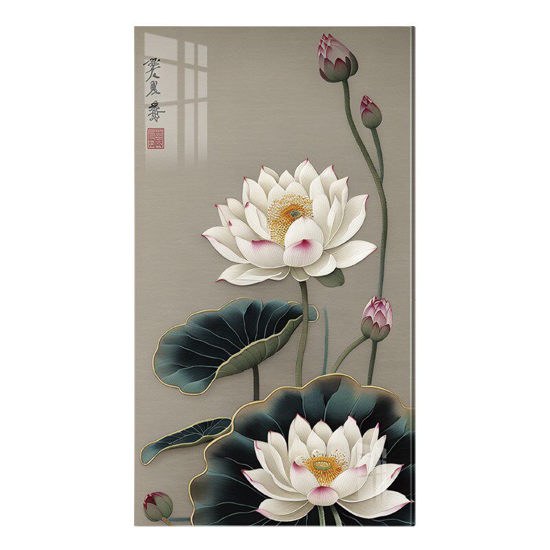 防脏遮丑墙贴墙面洞口缝隙遮挡装饰画亚克力立体中式自粘客厅贴画,淘宝优惠券,粉丝福利购,淘宝优惠卷