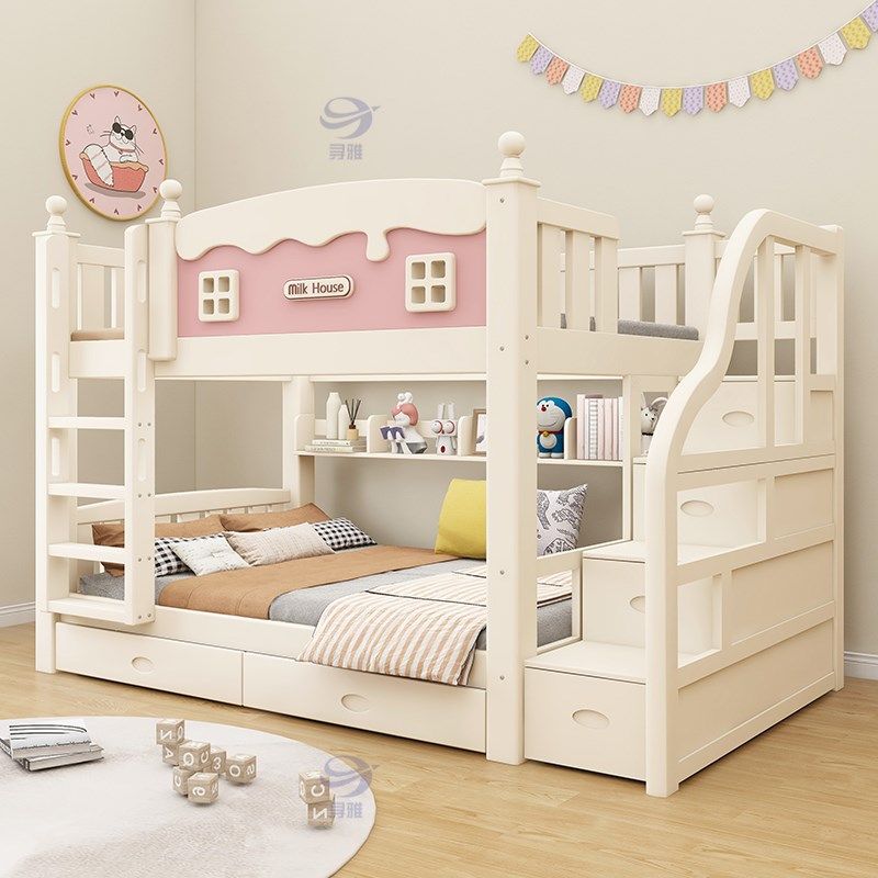 加粗实木上下床成人两层床子母床上下铺床儿童高低床双层床母子床,淘宝优惠券,粉丝福利购,淘宝优惠卷