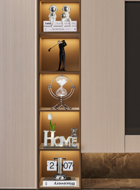 高级感酒柜装饰品摆件家居客厅红酒架柜子摆N件办公室桌面墙面装