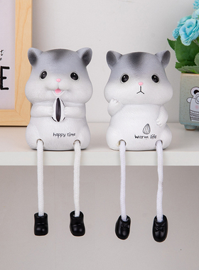 客厅电视酒柜家居墙上置物架装饰品小摆件吊脚娃娃工艺Z品摆设创