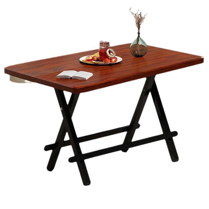 小户型折叠桌餐桌方桌子80cm户外摆摊折叠桌椅家用简易1米吃饭桌 - 图3