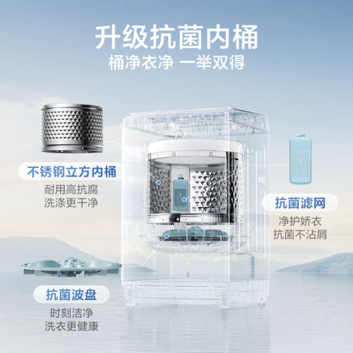 小天鹅全自动8/10/12KG大容量家用一级变频直驱波轮洗衣机旗舰店 - 图2