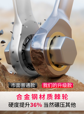 两用棘轮扳手快速双向省力梅花开口扳手工具套装工业级自动小板子