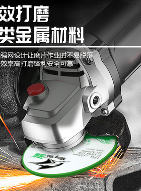 名鲨125/150/180*6*22磨光片角磨机打磨片金属不锈钢抛光片砂轮片