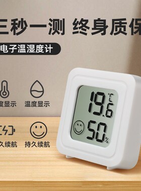 室内温度计家用精准好看婴儿房室温壁挂电子高精度显示器温湿度计
