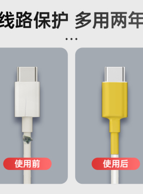 热缩管绝缘套管数据线修复保护套2倍5倍收缩加厚电线接头家用接线