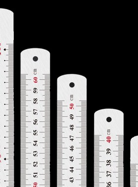钢尺钢直尺1米20/30/50/cm1.5米铁钢尺子加厚2米钢板尺不锈钢直尺