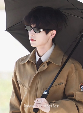 张凌赫同款猫眼墨镜高级感