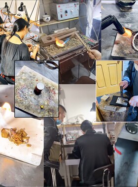 汽油焊枪首饰加工烧金工具熔金枪黄金焊接枪打金火枪火吹融金喷枪