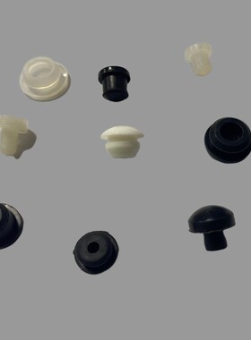 T型耐高温硅胶防撞塞头堵头 脚垫减震防尘塞橡胶塞高弹性孔塞堵头