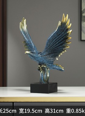 新中式老板办公室摆件轻s奢高档领导高端大气书柜桌面背景柜装饰